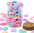 Onwon 100 Pieces 3D Candy Color Resin Flower Bow Fruit Animal Flatback Button for DIY Hair Clip Headband Scrapbooking Embelishments...