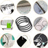 24 Pack Shower Curtain Rings, Rustproof Decorative Metal Round Shower Curtain Hooks for Bathroom Shower Rod (Black)...