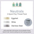 Missouri Star Polyester Thread Assortment - All Purpose Poly Thread for Sewing Supplies, Quilting, Embroidery - Multi Thread 40wt Pack, 1100 yds p...
