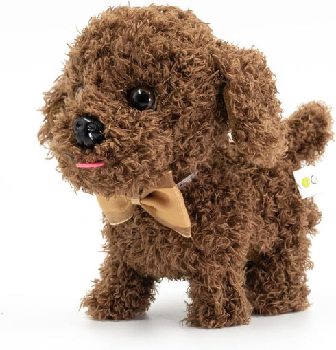 WEofferwhatYOUwant Plush Electronic Labradoodle Dog - Adorable Goldendoodle Teddy Bear Puppy- Walks, Barks, and Cuddles. Ages 18+ months...