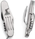 Multifunctional 6-in-1 fork and spoon corkscrew combination/outdoor camping fork/spoon/table knife Military package for hiking, survival and campi...