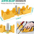 2-in-1 Mitre Measuring Cutting Tool,Miter Saw Protractor and 85-180°Angle Finderfor Home Improvement Carpentry Work (Yellow)...