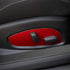 RT-TCZ for Chevy Camaro Seat Adjustment Switch Button Trim Cover for Chevrolet Camaro 2017 Up Red Interior Accessories 2pcs...