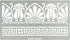 Aleks Melnyk No.328 Metal Stencil, Ancient Greek Fret and Roman Ornament, Meander, Palmette Motif, Border, Patterns, Small Stencil, 1 PC, Template...