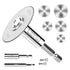 5PCS Rotary Drill Saw Blades,with 2PCS 1/4"Hex Shank,HSS Saw Disc Wheel Cutting Blades for Drills Rotary Tools...