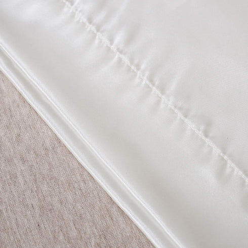 Silky Satin Toddler Pillowcases Set of 2, Super Soft Travel Pillow Covers, Small Kids Pillow Cases with Envelope Closure, 13"x 18", Ivory...