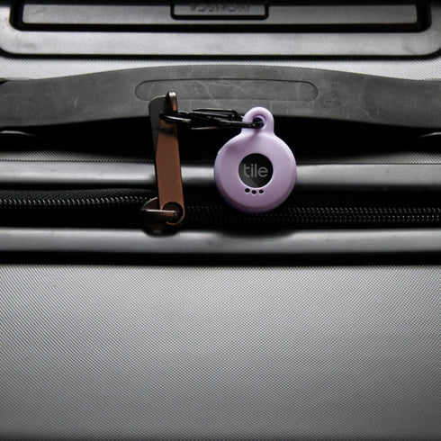 Silicone Case for Tile Sticker 2022 with Keychains, 2 Pack Anti-scratch Protective Cover with Carabiner (Pink/Purple)...