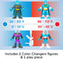 Fisher-Price Imaginext DC Super Friends Batman Toys, Color Changers Figure Set, Batman & Mr. Freeze for Preschool Kids Ages 3+ Years...