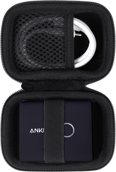 khanka Hard Case Replacement for Anker 45W Wall Charger 5,000mAh 20W Portable Charger, 521 Power Bank (PowerCore Fusion), Case Only (Black)......