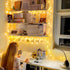 JMEXSUSS Warm White Indoor String Lights for Bedroom, Classroom Lights 8 Modes Twinkle Fairy Lights Plug in, 33ft 100LED Christmas Lights Outdoor ...