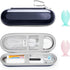 Yinke Toothbrush Travel Case with 2 Toothbrush Head Cover Caps for Oral-B/Oral-B Pro/Philips Sonicare Electric Toothbrush, Keeps Toothbrush Fresh ...
