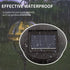 2Packs Replacement Solar Light Parts, Waterproof Solar Light Tops, Decorative LED Solar Panel Lantern Lights for Outdoor Hanging Lanterns Garden P...