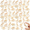 Qiuttnqn 60 Pack Dinosaur Fossil Skeletons,Plastic Figures Dino Bones,Dinosaur Skeleton Toys for Dino Sand Dig,Science Play,Party Favor,12 Styles...