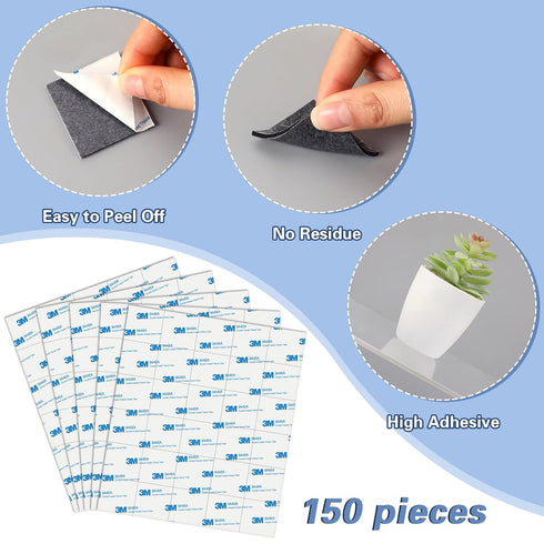 UPINS Double Sided Foam Tape, Double Sided Tape Heavy Duty Strong Adhesive Double Sided Mounting Tape for Walls Picture Poster Crafts (150, Black)...