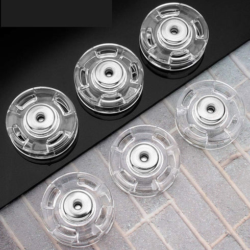 20 Sets Clear Sew-on Snap Buttons Press Studs Buttons Snap Closing Buttons Fasteners for Dress Coat Clothing DIY Sewing (18mm)...
