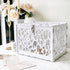 OurWarm PVC Hollow Wedding Envelope Box with Lock and Card Sign, Secure Money Box for Wedding Reception, Birthday, Baby Shower, Graduation Party S...