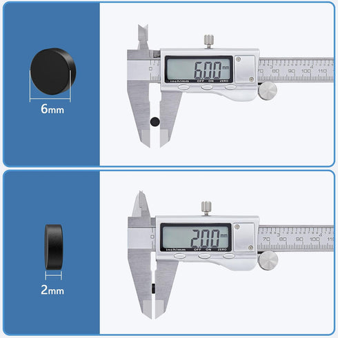 SMARTAKE 40 Pcs Refrigerator Magnets, 6x2mm Small Round Fridge Magnets, Multi-Use Premium Neodymium Tiny Circle Magnets, for Whiteboard, Billboard...