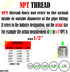 5 PCS 5/16" (8mm Pneumatic Equal Cross Union Push In Fitting Quick Connect Air Tube...