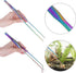 Aquarium Tools Kits 13 Inch Aquatic Plant Aquarium Tools Stainless Steel Tweezers Scissors Spatula Kit Scissors Aquarium Supplies for Tank Clean (...
