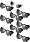 Frienda 9 Pairs Heart Shaped Sunglasses Bachelorette Heart Sunglasses for Women for Bachelorette Party Gift Favors...