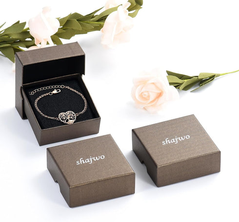 shajwo Cremation Jewelry Tree of Life Heart Urn Bracelet for Human Ashes for Women Men Adjustable Memorial Keepsake Link Bracelet...