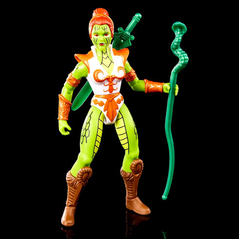 Masters of the Universe Origins Action Figure & Accessory, Snake Teela Figure with Articulation & Mini Comic Book, 5.5 in...