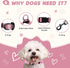 Pink Dog Collar and Leash Set for Medium Dogs Soft and Breathable of 90% Rayon from Bamboo and 10% Polyester Comfortable Skin-Friendly, Adjustable...