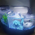 10W Super Slim Aquarium Fish Tank 5730 LED Light Clip-on Lamp Aquatic Plant Lighting (Black Body White+Blue Light)...