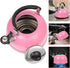 Ciieeo Stove Top Whistling Tea Kettle Pink Stainless Steel TeaPot Teapot with Filter Teakettle Floral for Stovetop...