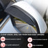 2 Pcs Carbon Fiber Car Side Mirror Rain Eyebrow Guard, Car Rearview Mirror Rain Brow, Waterproof Rearview Mirror Smoke Cover, For SUV, Truck, Car,...