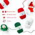 LIHAO 3 Skeins Yarn for Knitting Christmas Themed Yarn for DIY Xmas Crochet Crafts - 100% Acrylic, 50g......
