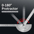 Angle Protractor 0-180 Degrees, Stainless Steel Angle Finder, Double Arms Protractor Ruler Woodworking Degree Protractor Craftsman Measuring Tools...