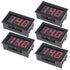 5 Pack DC 5-120V Digital Mini Voltmeter 2 Wire 0.56 inch LED Display Panel for Motorcycle Battery Monitor (Red)...