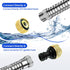 High Pressure Jet Nozzle, High Pressure Power Washer Wand, Watering Sprayer Cleaning Tool with 3 Different Nozzles and Quick Connectors, Hydro Jet...