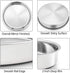 P&P CHEF 9½-inch Round Cake Pan, Stainless Steel Bakeware Cake Pan, Easy Releasing & Cleaning, Oven & Dishwasher Safe, Round/Sliver...