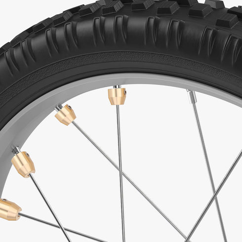 WYNNsky 14PCS Motorcycle Spoke Wheel Weights, Brass Reusable Wheel Spoke Balance for ADC Bikes and Other Spoke Wheeled Bikes...