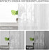 DWCN 2 Pack White Floral Lace Valances for Kitchen - Rod Pocket Half Window Sheer Curtains for Small Window Living Room Cafe, 42 x 18 inch, Lace W...