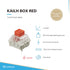 Ranked Kailh Box Key Switches for Mechanical Gaming Keyboards | Plate Mounted (Kailh Box Red 10 Pcs)...