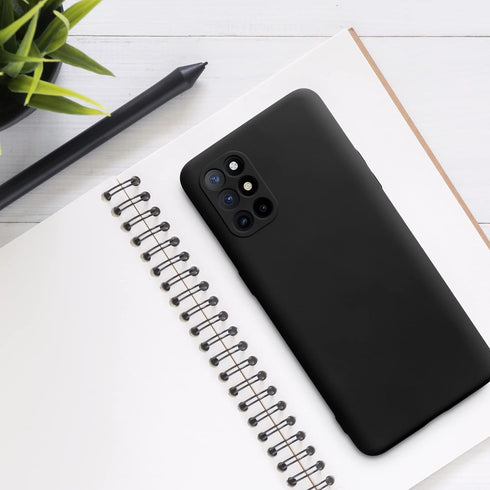kwmobile Case Compatible with OnePlus 8T Case - Slim Protective TPU Silicone Phone Cover - Black...