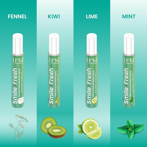 HM - Dry Mouth Flavoured Spray Xylitol - Alcohol Free | Instantly Hydrate & Moisturize | pH Balanced | Promotes Saliva Production & Soothes, Bad B...