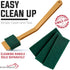 60 Pcs Slicer EZ Scrub Pad – Electric Blade Cleaning Tool, Deli Slicing Machine Cleaner Pads, Clean Mandolin Slicer Safely, Small Scrub Pads (Pack...
