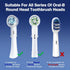 Silicone Toothbrush Head Covers for iO Electric Toothbrush Heads, Eco-Friendly Caps Compatible with Oral B Electric Brush Head, Easy Clean & Odor-...