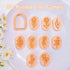 Puocaon Floral Clay Earring Cutters - 9 Shapes Clay Cutters for Polymer Clay Jewelry Making, Bouquet Polymer Clay Cutters for Earrings, Clay Stamp...