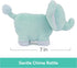 GUND Baby Safari Friends Collection Plush Elephant with Chime, Sensory Toy Stuffed Animal for Babies and Newborns, Teal, 7"...