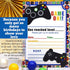 Game On! Video Gamer Birthday Party Fill In Invitations, 20 5"x7" Fill In Cards with Twenty White Envelopes by AmandaCreation...