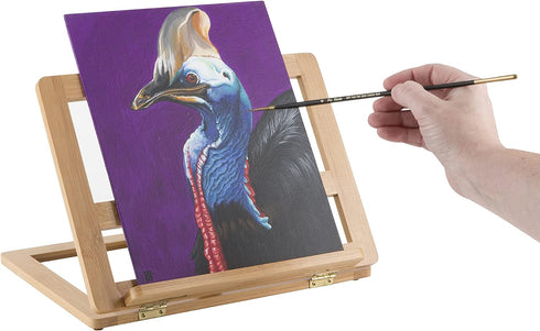 Creative Mark Tao Bamboo Painting Desk Easel and Drawing Stand - Durable Design with Adjustable Angles LightWeight Art Easel for Drawing and Paint...