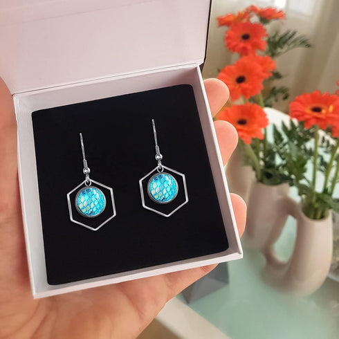 Hicarer 200 Pieces 12 mm Stainless Steel Round Blank Bezel Set, Including 100 Pendant Trays 100 Glass Cabochon Trays Pendant Blanks for Jewelry Ma...