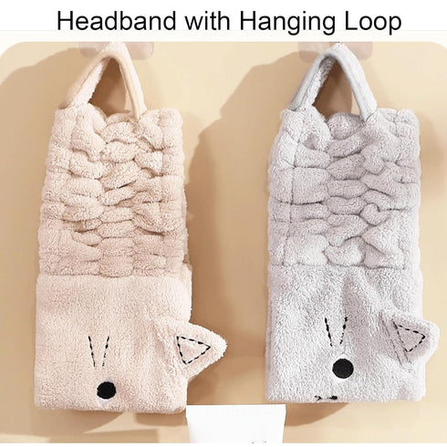 Headband for Washing Face Cute, Cat Print Headband for Women Kids, Microfiber Soft Wraps, Adjustable Elastic Hair Band for Facial Spa Makeup, Hair...