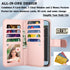 Takfox Galaxy J3 2018 Leather Wallet Case, Flip Folio with 9 Card Holder, Detachable Strap - Rose Gold...