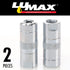 LUMAX LX-1400-2 Silver 1/8" NPT Standard Grease Coupler (Pack of 2). Standard Grease Coupler. Fits All 1/8" NPT Threads. 4500 PSI (310 Bar) Maximu...